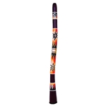 Toca DIDG-CTS Curved Didgeridoo - Tribal Sun