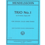 Trio  No. 1 in D Minor, Op. 49 - Violin, Cello, and Piano