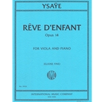 Reve d'enfant, Op. 14 - Viola and Piano