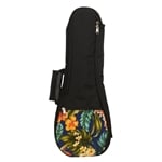 Kala Floral Hawaiian Accent Bag for Soprano Ukulele