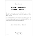 Concerto - Bass Clarinet and Strings (Score and Parts)