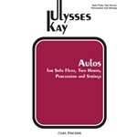 Aulos (Score Only) - Flute, 2 Horns, Percussion, and Strings