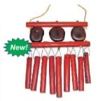Wind Chime with 3 Juju Nuts