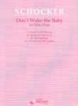 Don't Wake the Baby - Flute Unaccompanied