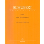 Lieder, Volume 10 - High Voice