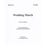 Wedding March - Brass Quintet