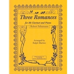 3 Romances - B-flat Clarinet and Piano