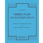 3 Part Inventions No. 15 - Oboe, Bb Clarinet, Bassoon Trio
