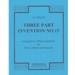 3 Part Inventions No. 15 - Oboe, Bb Clarinet, Bassoon Trio