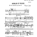 Ballad of Roland - Alto Saxophone Unaccompanied