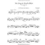 We Sing to Each Other - Alto Saxophone Unaccompanied