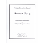 Sonata No. 3 - Soprano Saxophone and Piano