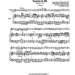 Sonata in B-flat - Soprano Saxophone and Piano