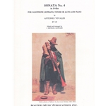 Sonata No. 4 in B-flat - Soprano Saxophone (or Tenor or Alto) and Piano