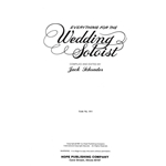 Everything for the Wedding Soloist - PVG Songbook