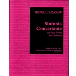 Sinfonia Concertante for 4 Winds and Orchestra - Score