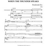 When the Thunder Speaks - Alto Saxophone and Piano