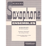 Sextet from "Lucia di Lammermoor" - Saxophone Choir
