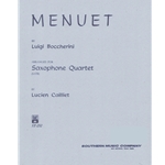 Menuet - Saxophone Quartet (SATB)
