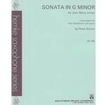 Sonata in G minor - Alto Saxophone and Piano