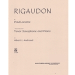 Rigaudon - Tenor Saxophone and Piano