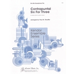 Contrapuntal 6 for 3 - Alto Saxophone Trio