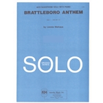 Brattleboro Anthem - Alto Saxophone and Piano