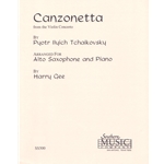 Canzonetta from Violin Concerto - Alto Saxophone and Piano