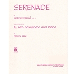 Serenade, Op. 7 - Alto Saxophone and Piano