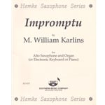 Impromptu - Alto Saxophone and Organ (or Piano)