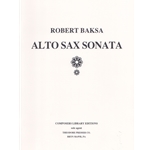 Sonata - Alto Saxophone and Piano