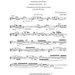 Chinese Rhapsody No. 3 - Alto Saxophone and Piano