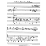 Sonata - Alto Saxophone and Piano