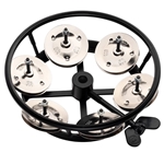 Meinl THH1BK 5" Hi Hat Tambourine - Steel Jingles