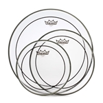 Remo Pinstripe Clear Tom Drumhead Pack - 10",12",14"