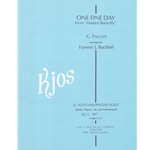 One Fine Day from "Madame Butterfly" - Alto Saxophone and Piano