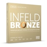 Thomastik Infeld Bronze Acoustic Guitar String Set, Med-Light 12-53