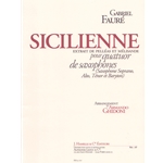 Sicilienne - Saxophone Quartet SATB
