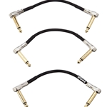 Boss 4"/10 cm Space-saving Pancake Cable 3-pack