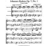 Treue Liebe Op. 7 No. 1 - Saxophone Trio (SAB)