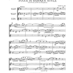 Fugue in Baroque Style - Saxophone Trio (AAT)