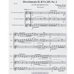Divertimento KV 229, No. 2 - Saxophone Trio