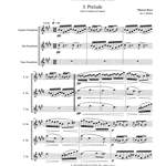 Prelude from "Le Tombeau de Courperin" - Saxophone Trio (SAT)