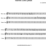 Fairest Lord Jesus - Saxophone Trio (AAT)