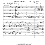 Slightly Bluesy - Saxophone Quartet (SATB)