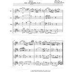 Aria from "Suite in D" - Saxophone Quartet (SATB)