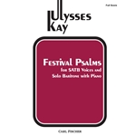 Festival Psalms (Vocal Score) - SATB Voices, Solo Baritone Voice and Piano