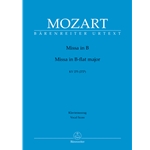 Mass in B-flat Major, KV 275 - Vocal Score