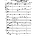 Introduction and Allegro - Saxophone Quartet (AATB)