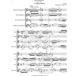 Sonate III, BWV 1032 - Saxophone Quartet (SATB)